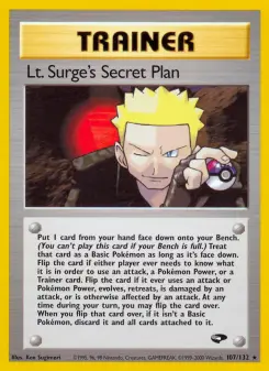 Lt. Surge's Secret Plan