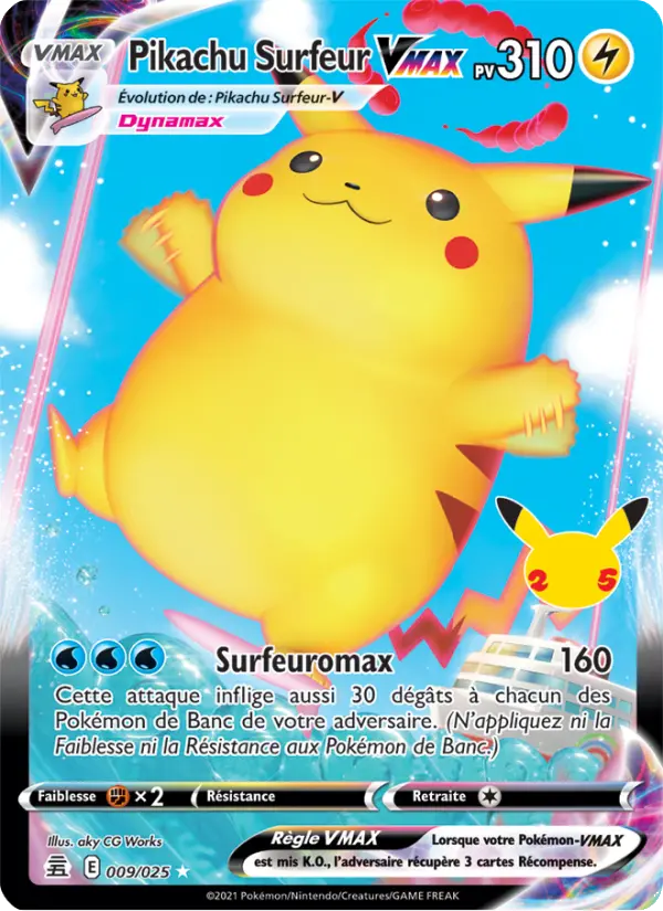 Surfing Pikachu VMAX