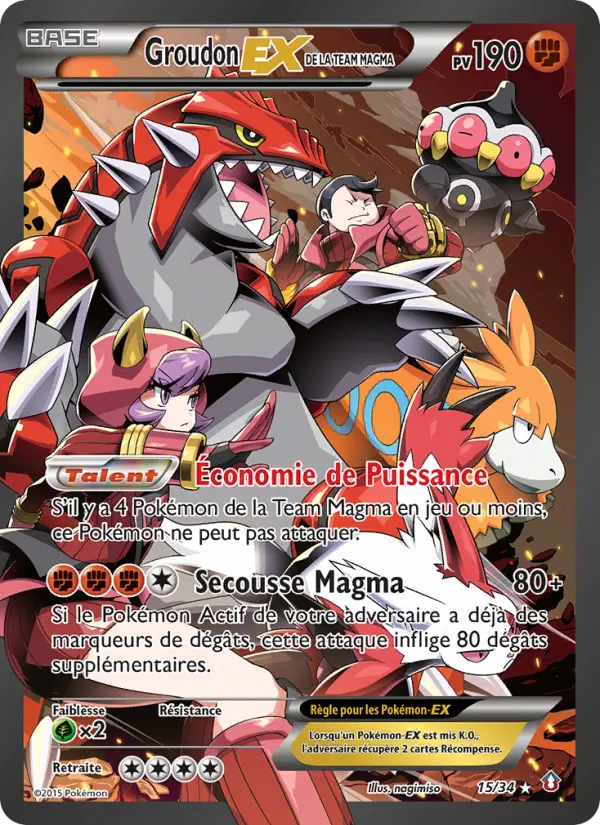 Team Magma's Groudon EX