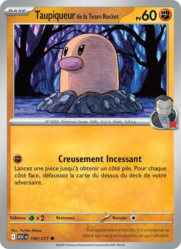 Team Rocket's Diglett