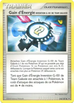 Team Galactic's Invention G-101 Energy Gain