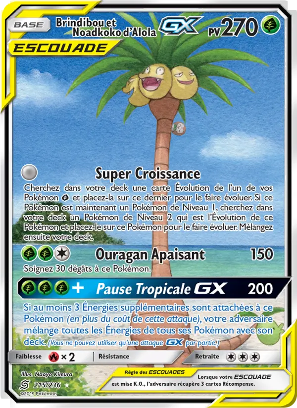 Rowlet & Alolan Exeggutor GX