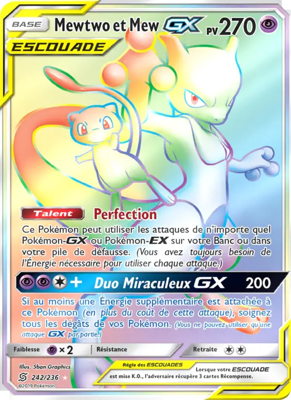 Mewtwo & Mew GX