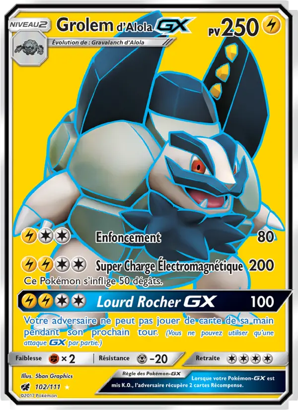 Alolan Golem GX