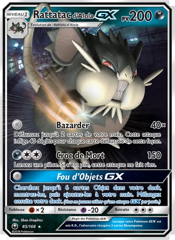 Alolan Raticate GX
