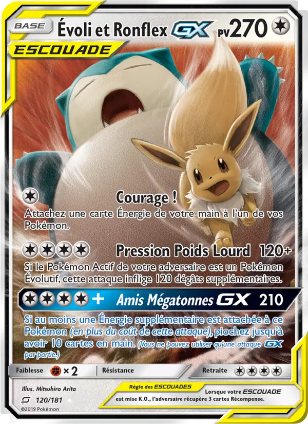 Eevee & Snorlax GX
