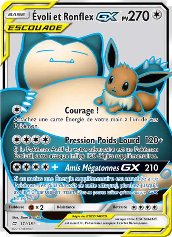 Eevee & Snorlax GX