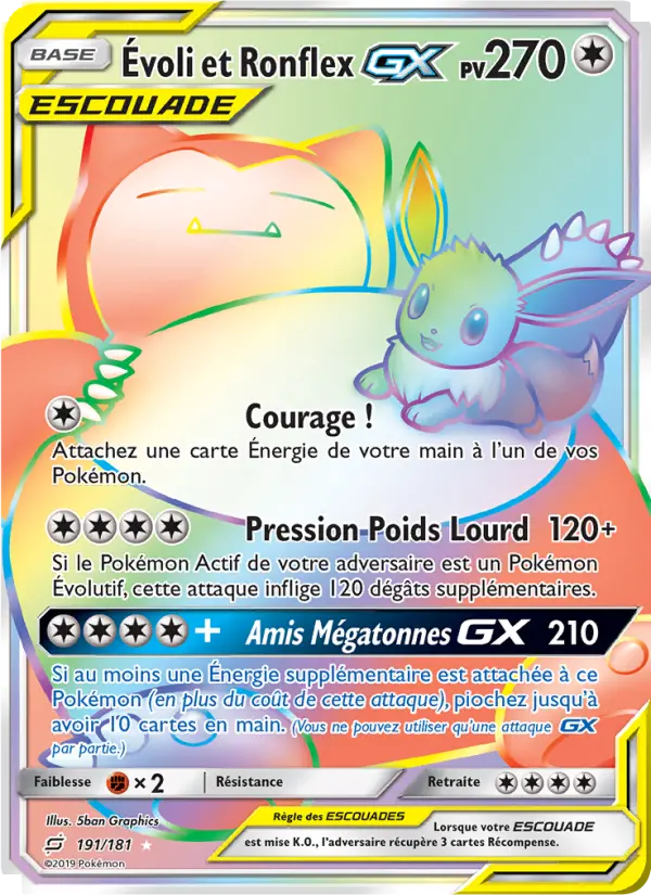 Eevee & Snorlax GX